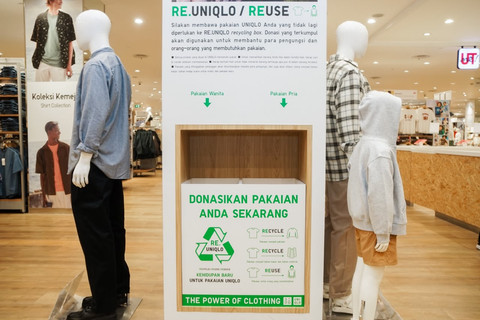 Re.Uniqlo Community Day menghadirkan kegiatan donasi pakaian sebagai bagian dari upaya mendorong gaya hidup berkelanjutan dan kepedulian sosial di Grand Kota Bintang, Bekasi, Sabtu (18/7/2026). Foto: Dok. Uniqlo