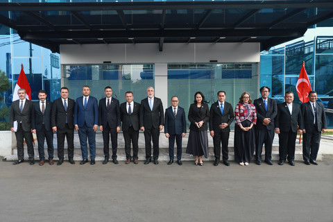 Menteri P2MI Mukhtarudin terima kunjungan Menteri Tenaga Kerja Turki Vedat Isikhan untuk bahas penguatan kerja sama bilateral dan pelindungan Pekerja Migran Indonesia, Jumat (24/7/2026). Foto:  Dok. P2MI