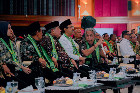 Menteri Sosial Saifullah Yusuf sampaikan lima pesan kunci bagi DNIKS dalam HUT ke-59 guna perkuat peran strategis penyelenggaraan kesejahteraan sosial dan pengentasan kemiskinan, Jumat (24/7/2026). Foto: Dok. Kemensos