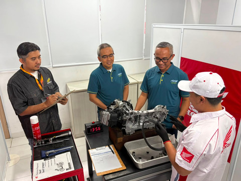 Pemantauan Astra Honda Motor Technical Skill Competition (AHM TSC). Foto: Alvian Yoga Yulianto/kumparan