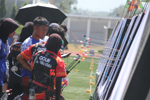  MilkLife Archery Challenge Kejurnas Junior 2026. Foto: Vega Maarijil Ula/kumparan