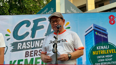 Gubernur DKI Jakarta Pramono Anung usai meninjau Car Free Day (CFD) atau Hari Bebas Kendaraan Bermotor (HBKB) di kawasan Rasuna Said, Jakarta Selatan, Minggu (26/7/2026). Foto: Nauval Pratama/kumparan