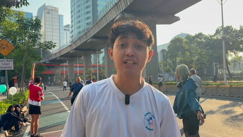 Iqbal (27) Co Founder Komunitas Bermain saat ditemui di kawasan CFD Rasuna Said, Jakarta Selatan, Minggu (26/7/2026). Foto: Nauval Pratama/kumparan