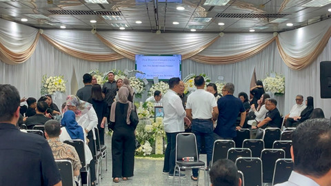 Suasana rumah duka Troy Harold Yohanes Pantouw Juru Bicara Otirita IKN di RSPAD, Jakarta Pusat, Minggu (26/7/2026). Foto: Rayyan Farhansyah/kumparan