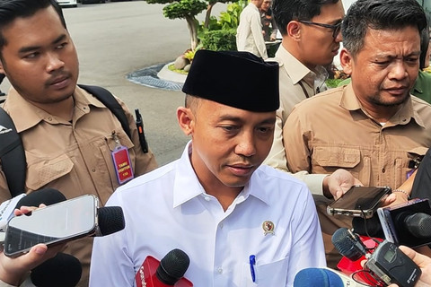 Menhut Raja Juli Antoni di Istana Kepresidenan, Jakarta, Selasa (28/7/2026). Foto: Jonathan Devin/kumparan