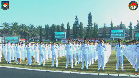 Suasana jelang Upacara Pelantikan Pamong Praja Muda di Kampus IPDN, Jatinangor, Kabupaten Sumedang, Rabu (29/7/2026). Foto: Youtube/Humas IPDN