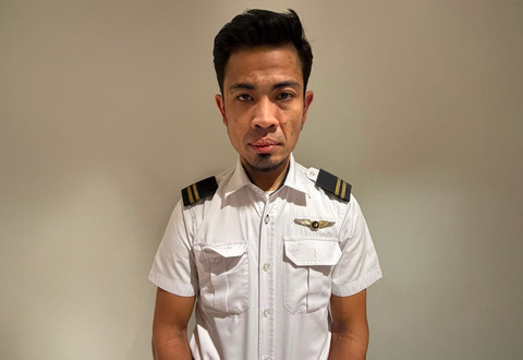 Tampang pilot yang selundupkan kokain di Bandara Soekarno Hatta. Foto: Dok. Istimewa