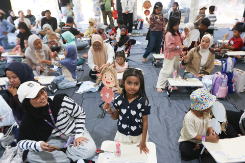 Nashwa saatworkshop bersama Cussons Kids. Foto: dok. kumparan 