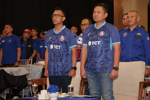 Kapolres Malang AKBP Rulian Syauri menghadiri pelantikan pengurus Aremania Utas di Malang, Senin (3/8/2026). Foto: Dok.  Aremania Utas