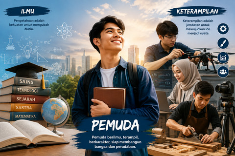 Pemuda, Ilmu, dan Keterampilan sebagai Pilar Peradaban Bangsa