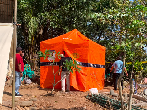 Persiapan ekshumasi pembongkaran mayat Sutrimo yang disebut sebagai orang dekat mantan Jampidsus Kejagung di TPU Desa Wlahar, Kecamatan Wangon, Kabupaten Banyumas, Selasa (11/8/2026). Foto: Dok. Istimewa