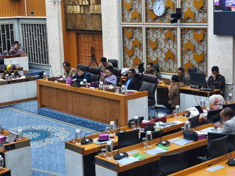 Rapat Kerja Komisi IV DPR RI dengan Menteri Kehutanan, Raja Juli Antoni, di Kompleks Parlemen, Senayan, Jakarta, Selasa (1/9/2026). Foto: Aditya Nugraha/kumparan