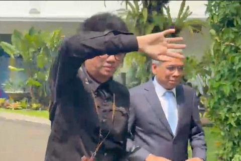 Satyawan Pudyatmoko (kanan) di Istana Negara, Jakarta, Kamis (15/10/2026). Foto: Zamachsyari/kumparan