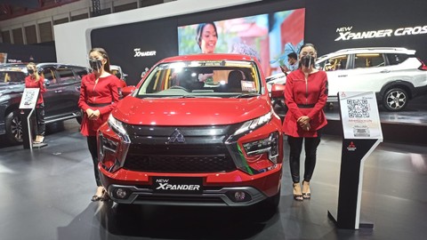 Mitsubishi Xpander di IIMS Hybrid 2022. Foto: Muhammad Ikbal/kumparan