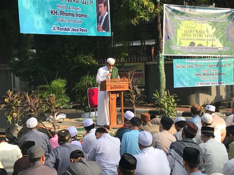 Salat Id Bersama Jemaah, Rhoma Irama: Luar Biasa, Menggembirakan (1)