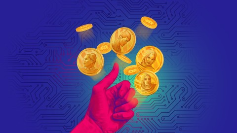 Cover Lipsus Semarak Bisnis Kripto Artis. Foto: kumparan