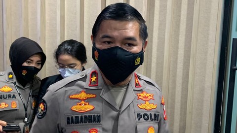 Karopenmas Divisi Humas Polri, Brigjen Pol Ahmad Ramadhan di Gedung Humas Mabes Polri, Jakarta Selatan, Rabu (30/3/2022). Foto: Nugroho GN/kumparan