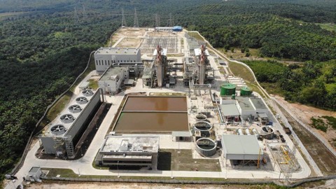 PT Medco Power Indonesia (Medco Power) memulai operasi komersial Pembangkit Listrik Tenaga Gas Uap (PLTGU) Riau berkapasitas 275 MW, Selasa (15/2). Foto: Medco Power