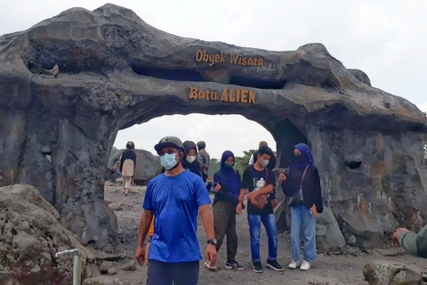 Suasana sejumlah destinasi wisata di Sleman saat libur Lebaran 2022, Kamis (5/5/2022). Foto: Dinas Pariwisata Sleman