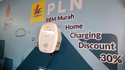 Showcase home charging mobil listrik delegasi KTT G20 di Central Parking ITDC Bali, Jumat (25/3/2022). Foto: Fariza Rizky Ananda/kumparan