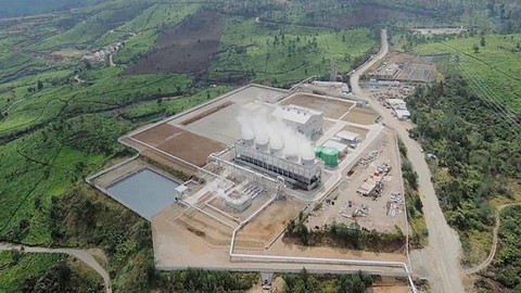 PLTP di pegunungan Patuha, Kabupaten Bandung, Jawa Barat. Foto: PT Geo Dipa