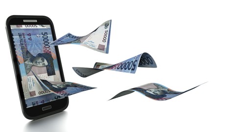 Ilustrasi rupiah digital atau uang digital. Foto: Wael Khalill alfuzai/Shutterstock