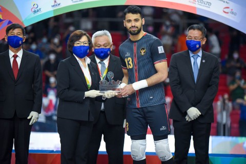Muhammad Albagir, kiper Timnas Futsal Indonesia, di Piala AFF Futsal 2022. Foto: Dok. PSSI