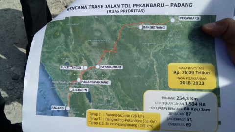Presiden Jokowi Akan Resmikan Pembangunan Jalan Tol Padang Pekanbaru Kumparan Com