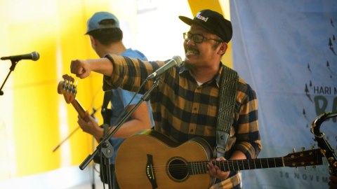 Waspadalah 70 Musisi Peringati Hari Musik Balada Di Bandung Kumparan Com