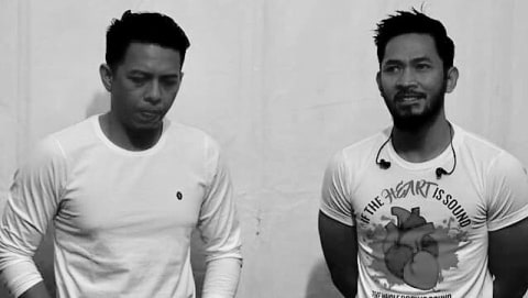 Ariel (kiri) dan Uki. Foto: Instagram/@uki_kautsar