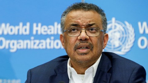 Kepala WHO, Tedros Adhanom Ghebreyesus. Foto: AFP/PIERRE ALBOUY