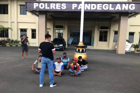 Polisi Tangkap Sejumlah Preman yang Lakukan Pungli di Pandeglang (1)