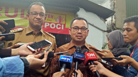 Anies Baswedan bersama Sudirman Said. Foto: Nabilla Fatiara/kumparan