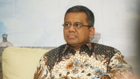 Kepala Badan Kebijakan Fiskal Kemenkeu, Suahasil Nazara saat menghadiri Forum Merdeka Barat 9 terkait IMF 2018 di Kementerian Keuangan, Jakarta, Senin (17/9). Foto: Nugroho Sejati/kumparan