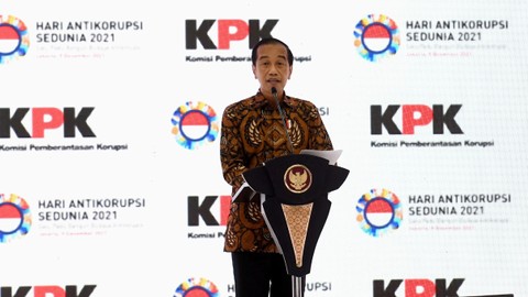 ICW Kritik Pidato Jokowi di Hakordia: Hanya Menebar Janji Manis