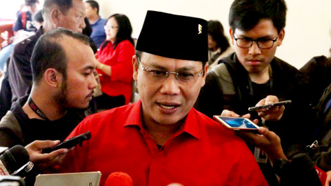 Wasekjen DPP PDIP Perjuangan, Ahmad Basarah Foto: Garin Gustavian/kumparan
