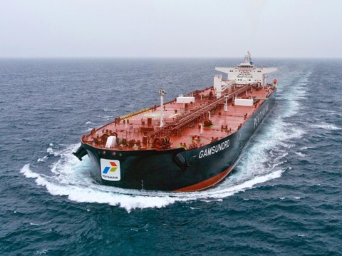 Kapal MT Gamsunoro. Foto: Dok. Pertamina