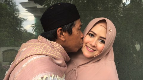 Kiwil dan Istri Keduanya Meggy Wulandari. Foto: Giovanni/kumparan.