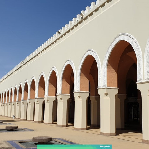 Masjid Bir Ali di luar kota Madinah, Arab Saudi. Foto: Denny Armandhanu/kumparan