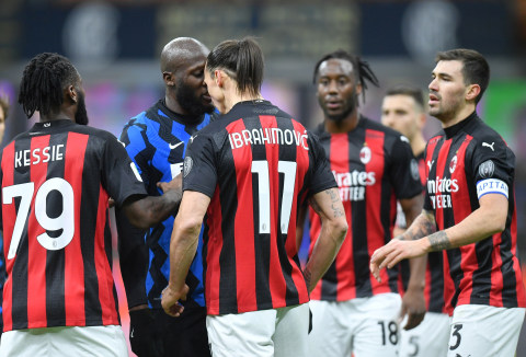 Inter vs AC Milan: Ibrahimovic dan Lukaku Nyaris Berkelahi