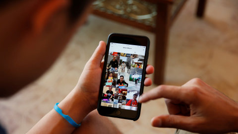 Ilustrasi TikTok. Foto: MUHAMMAD HAMED/REUTERS