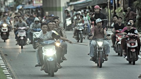 Ilustrasi geng motor. Foto: ANTARA FOTO/Iggoy el Fitra