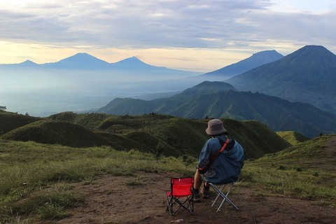Gunung Prau cocok untuk pemula Foto: Wikimedia Commons