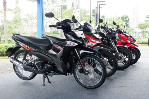 Ragam motor Honda di Astra Auto Fest 2020 Foto: Aditya Pratama Niagara/kumparan