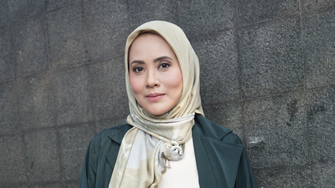 Artis Elma Theana saat ditemui dikawasan Tendean, Jakarta, Senin, (27/7). Foto: Ronny