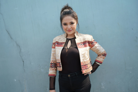 Artis Marshanda saat ditemui dikawasan Tendean, Jakarta, Rabu, (16/10). Foto: Dok. Ronny