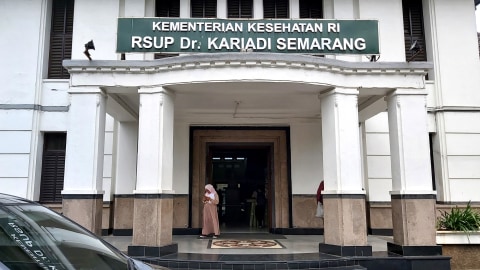 RSUP dr Kariadi Semarang pada masa pandemi COVID-19, 27 Februari 2020. Foto: Afiati Tsalitsati/kumparan