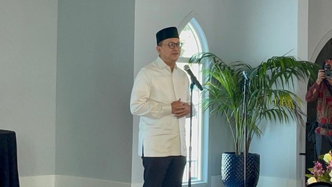 Rosan Roeslani meresmikan Masjid At-Thohir di Los Angeles, Amerika Serikat, Minggu (27/3/2022). Foto: Arifin Asydhad/kumparan