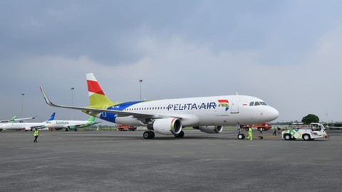 Airbus A320 Pelita Air. Foto: Dok. Pelita Air