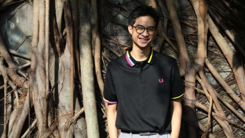 Devano Danendra saat berkunjung di kumparan. Foto: Irfan Adi Saputra/kumparan